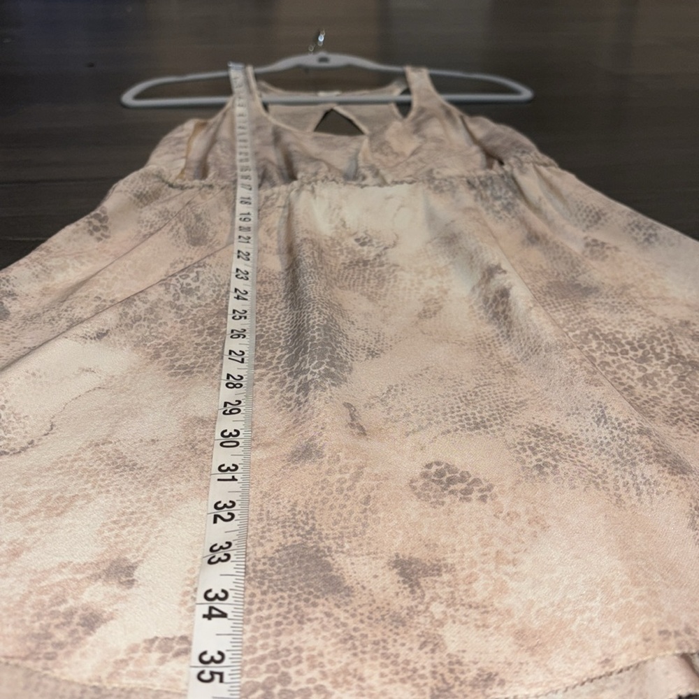 Aritzia Wilfred Silk Snakeskin Print Dress Size Small - Picture 8 of 12